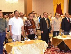 Pelantikan pengurus KONI Provinsi Gorontalo masa bakti 2023/2027 di Hotel Grand Q, Kota Gorontalo. (Foto: Ist)