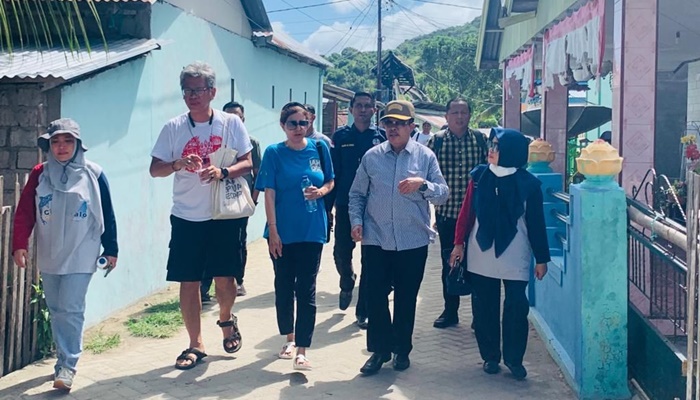 Deprov 4 Ketua DPRD Provinsi Gorontalo, Paris Jusuf saat hadiri acara pembukaan kegiatan Launching The Hidden Gem (Geosite and Culture), di Biluhu Timur, Sabtu (8/7). (Foto: Ist)
