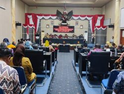 Suasana paripurna ranperda Bumdes usulan dari DPRD Kabupaten Gorontalo