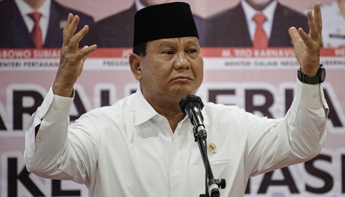 Menteri Pertahanan, Prabowo Subianto