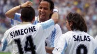 Simone Inzaghi bersama Diego Simeone merayakan gol saat mereka masih berseragam Lazio. [foto:ist]