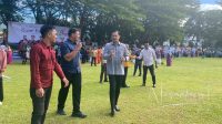 Wakil Walikota Gorontalo, Ryan Kono usai menghadiri perayaan HUT ke 21 Bone Bolango, Sabtu (27/1). [foto: nusantara1]