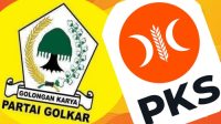 Logo Partai Golkar dan PKS. [foto:ist]