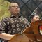 Ketua KPU RI Hasyim Asy'ari saat menggelar konferensi pers usai DKPP mengeluarkan putusan pemecatan, Rabu (3/7). [foto:ist/borneonews]