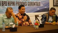 Iskandar ‘Ciko’ Uno pada salah satu forum yang mana tampil sebagai pembicara bersama tokoh nasional, Sandiaga Uno. [foto: ist]