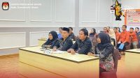 PPK yang hadir saat rapat pleno yang diselenggarakan KPU Gorontalo Utara.