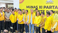 Bahlil Lahadalia resmi mendaftar sebagai calon Ketua Umum DPP Partai Golkar. [fot:ist]