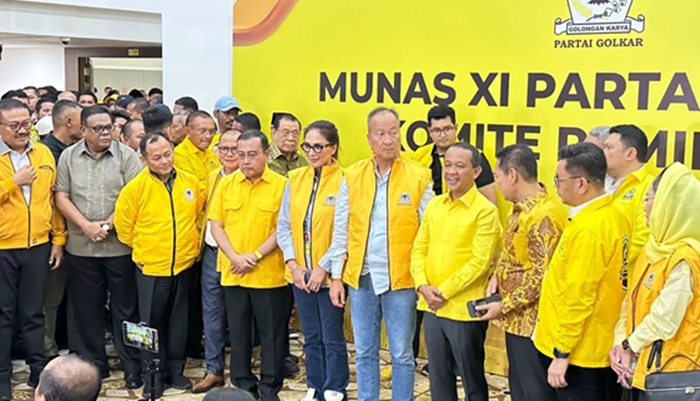 Bahlil Lahadalia resmi mendaftar sebagai calon Ketua Umum DPP Partai Golkar. [fot:ist]