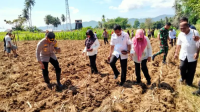 Polresta Gorontalo Kota Launching Gugus Tugas Ketahanan Pangan Nasional Polri, pada Rabu (20/11). [foto:ist]