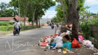 Salah satu tempat yang kerap dijadikan lokasi pembuangan sampah di sudut Kota Gorontalo. [foto:dok.nusantara1]