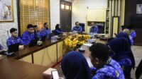 Pj. Wali Kota Gorontalo, Ismail Madjid dalam kegiatan entry meeting, Senin (17/2). [foto:ist]