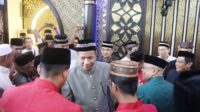 Wakil Ketua DPRD, Ridwan Monoarfa, usai melaksanakan salat Iduladha di Masjid Agung Baiturrahman, Kecamatan Limboto, Kabupaten Gorontalo, Jumat 6 Juni 2025. [foto:ist]