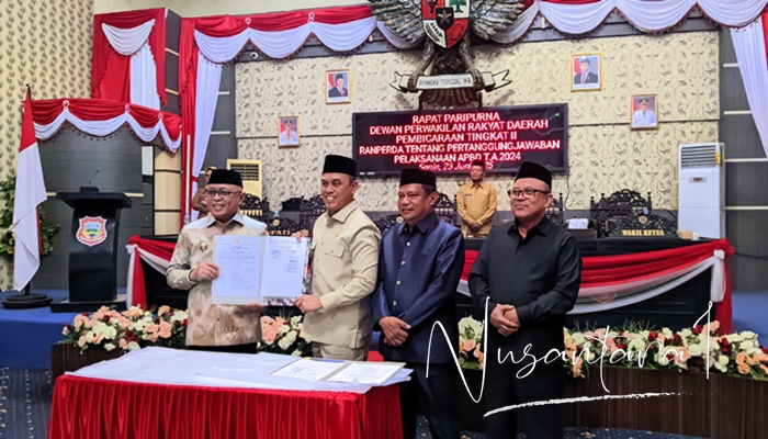 Pengesahan Ranperda. [foto:juna/nusantara1]