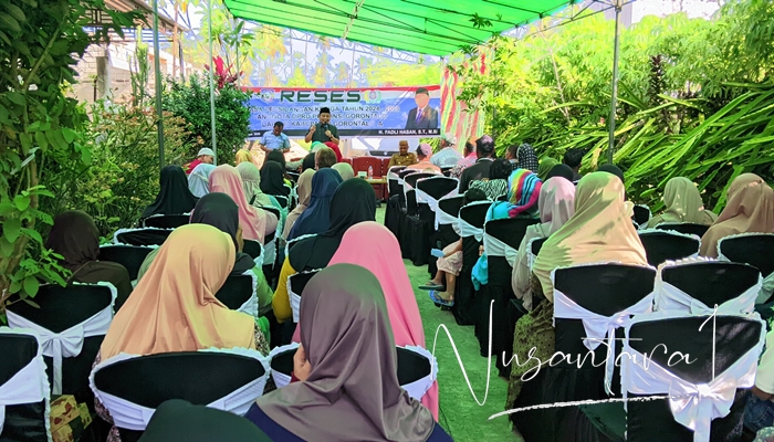 Reses Anggota DPRD Fadli Hasan di Kelurahan Tenilo. [foto:juna/nusantara1]