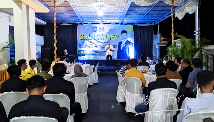 Anggota DPRD Provinsi Gorontalo, Moh. Abd. Ghalieb I. Lahidjun saat reses, Rabu 25 Juni 2025, malam. [foto:juna/nusantara1]