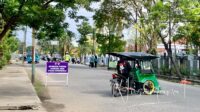 Salah satu pengendara yang berusaha menghindar dari pelaksanaan Operasi Patuh Otanaha 2025’ di Jalan Jenderal Sudirman, Kelurahan Wumialo, Kecamatan Kota Tengah, Kota Gorontalo, Jumat pagi, 18 Juli 2025. [foto:fikar/nusantara1]