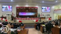 Rapat Paripurna DPRD Provinsi Gorontalo tentang Ranperda APBD Perubahan 2025, Selasa 19 Agustus 2025. [foto: fikar/nusantara1]