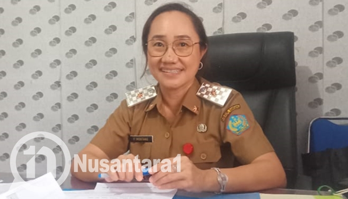 Kepala Dinas Tenaga Kerja Kabupaten Kepulauan Sangihe, Femmy Montang. [foto:grace/nusantara1]