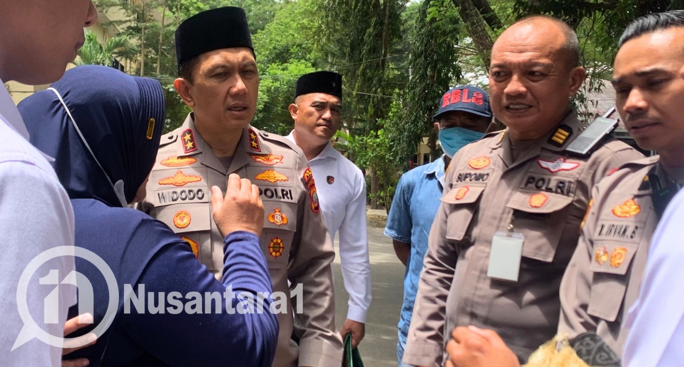 Keluarga korban saat datang menemui Polda Gorontalo, Senin 25 Agustus 2025. [fikarbuntuan/nusantara1.id]