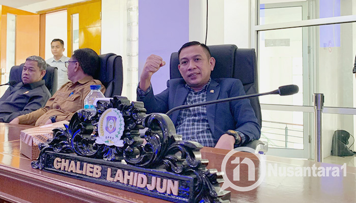 Keterangan: Sekretaris Komisi IV DPRD Provinsi Gorontalo, Ghalieb Lahidjun. [foto: fikarbuntuan/nusantara1]