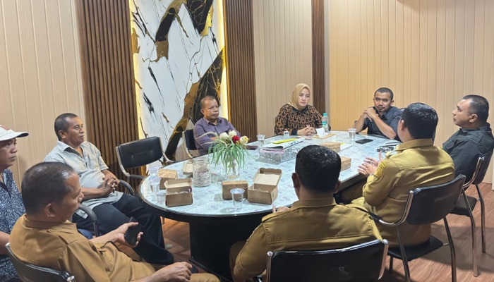RDP Komisi II DPRD Kabupaten Gorontalo terkait pengelolaan Pasar Bulila. [foto:ist/humas setwan]