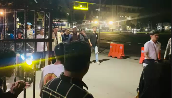 Sebanyak 11 aktivis yang semula ditahan di Mapolda Gorontalo kni dibebaskan. [foto:ist/tangkapan layar]