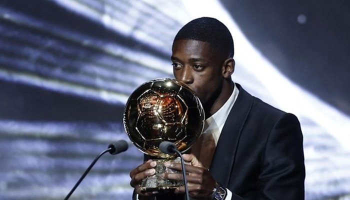 Bintang PSG, Ousmane Dembele meraih Ballon d’Or 2025. [foto:ist/cnbc]