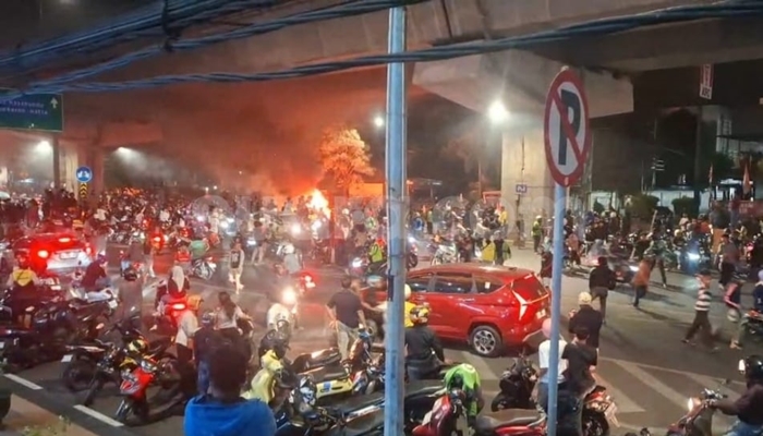 Aksi demonstrasi di Makassar pada akhir Agustus 2025 renggut 4 nyawa. [foto:ist/suara sulsel]