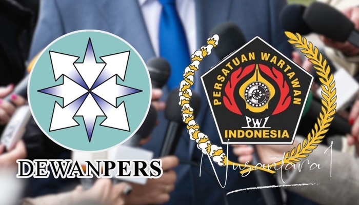 Dewan Pers dan PWI Ilustrasi. Logo Dewan Pers dan PWI.