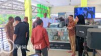 Komisi II DPRD Kabupaten Gorontalo tinjau langsung lantai 2 pasar bulila. [foto:juna/nusantara1]