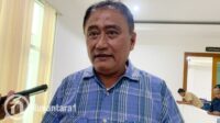 Ketua Komisi II DPRD Provinsi Gorontalo, Mikson Yapanto saat ditemui, Selasa 9 September 2025. [foto:fikar/nusantara1]