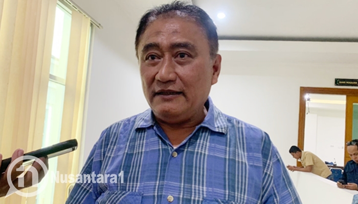 Ketua Komisi II DPRD Provinsi Gorontalo, Mikson Yapanto saat ditemui, Selasa 9 September 2025. [foto:fikar/nusantara1]