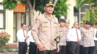 Karo Ops Polda Gorontalo, Kombes Pol. Pramono Jati, saat memimpin apel, Senin 22 September 2025. [foto:ist/humas polda]