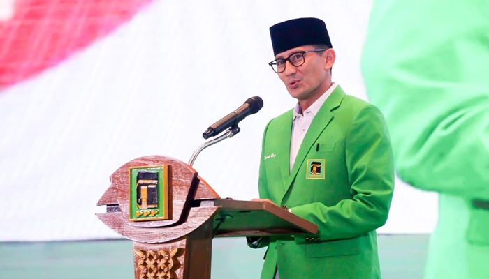 Sandiaga Uno masuk bursa Caketum PPP. [foto:ist/tvone]