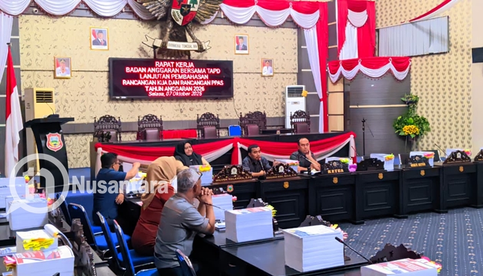 Anggota DPRD Kabupaten Gorontalo, Mohamad Rizal Badja menyoroti belum meratanya program bantuan dalam pembahasan anggaran. [foto:juna/nusantara1]