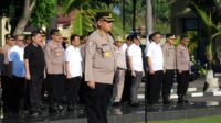 Irwasda Polda Gorontalo, Kombes Pol. Rudy Haryanto, saat memimpin apel Rabu 8 Oktober 2025. [foto:ist/humas polda]