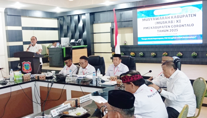 Zulfikar Usira terpilih sebagai Ketua PMI Kabupaten Gorontalo. [foto:ist]