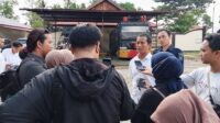 Kasubdit IV Tipidter Ditreskrimsus Polda Gorontalo AKBP Firman Taufik saat diwawancarai, Rabu, 22 Oktober 2025. [foto:ist/humas]