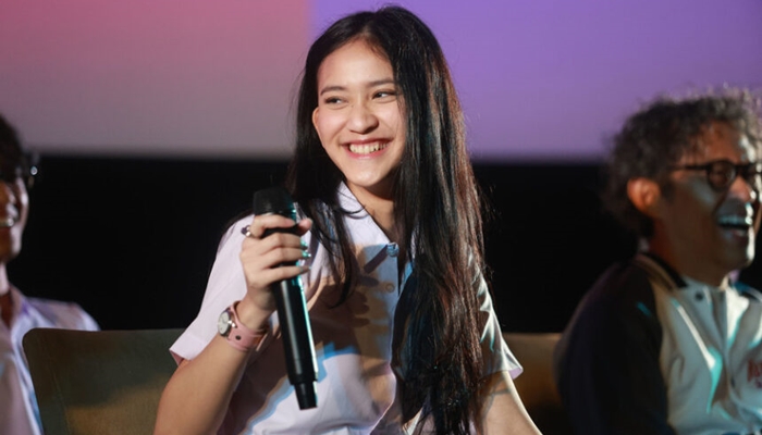 Pemeran Cinta dalam film 'Rangga & Cinta', Leya Princy. foto:ist/garuda]
