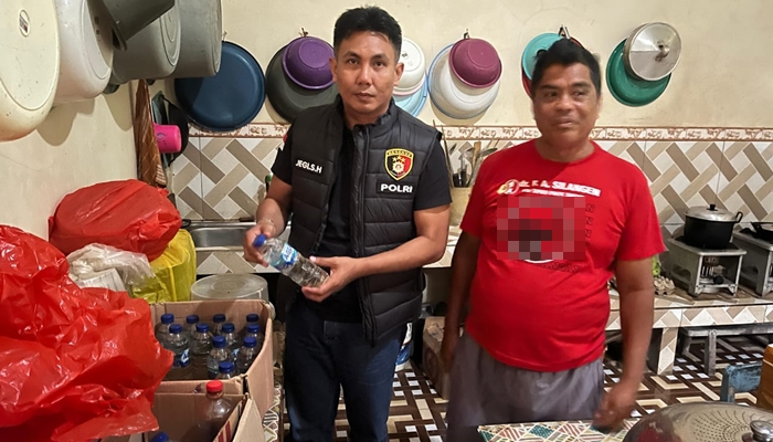 Salah satu tempat yang menjadi sasaran razia petugas di Kabupaten Kepulauan Sangihe. [foto:ist]