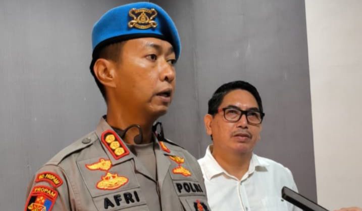 Kabid Propam Polda Gorontalo, Kombes Pol Afri Darmawan saat ditemui, Selasa, 30 September 2025. [foto: ist]