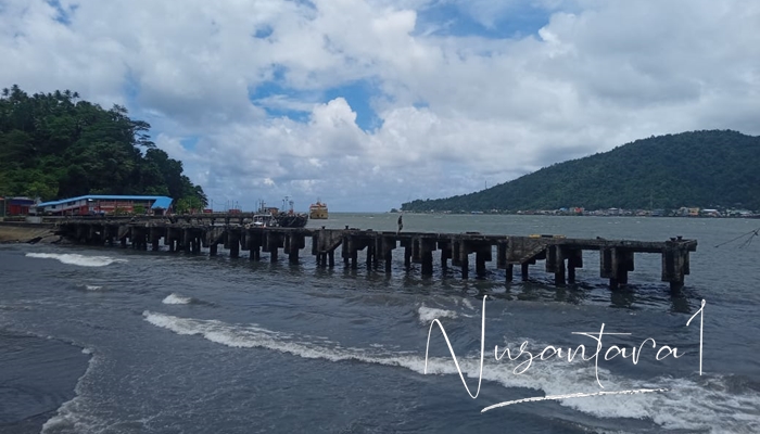Kondisi Pelabuhan Nusantara Tahuna, Kabupaten Kepulauan Sangihe, Selasa 7 Oktober 2025. [foto:grace/nusantara1]