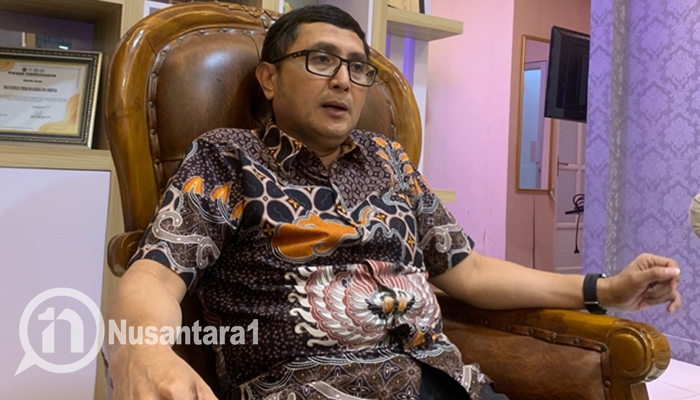 Kepala Disparpora Kota Gorontalo, Zamroni Agus, saat ditemui di ruang kerjanya, Kamis 2 Oktober 2025. [foto: fikar/nusantara1]