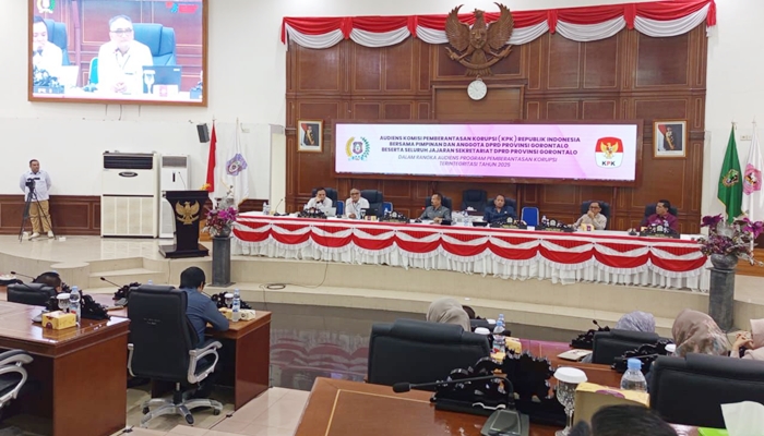 Pertemuan DPRD Provinsi Gorontalo dengan KPK RI. [foto:ist/humas]