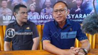 Dirreskrimum Polda Gorontalo, Kombes Pol Ade Permana, saat dikonfirmasi mengenai perkembangan kasus dugaan pemerkosaan anak SMA, Selasa, 11 November 2025. [foto:fikar/nusantara1]