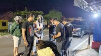 Polres Gorontalo saat ringkus terduga curanmor di Limboto Barat. [foro:ist/humas]