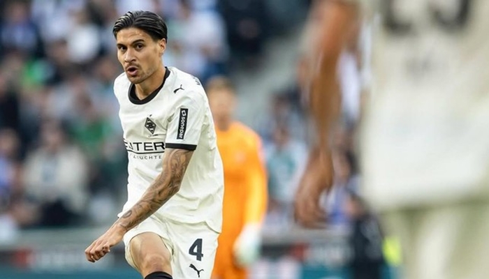 Bek Timnas Indonesia, Kevin Diks cetak gol untuk Borussia Monchengladbach. [foto:ist/arsip Borussia Monchengladbach]