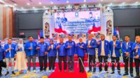 Foto bersama Pengurus DPW PAN Provinsi Gorontalo dengan para pimpinan PAN dari enam kabupaten/kota. [foto:juna/nusantara1]