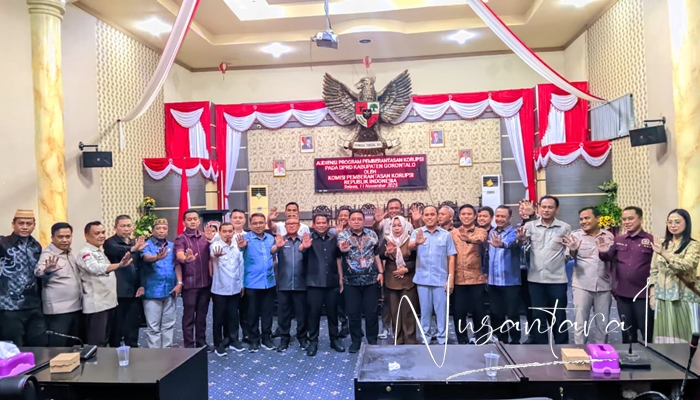 Audiensi Program KPK RI di DPRD Kabupaten Gorontalo. [foto:juna/nusantara1]