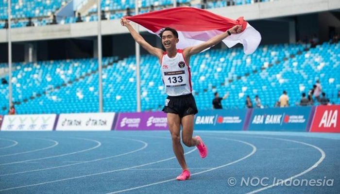 Robi Syianturi raih medali emas SEA Games 2025 [foto:dok/NOC Indonesia]